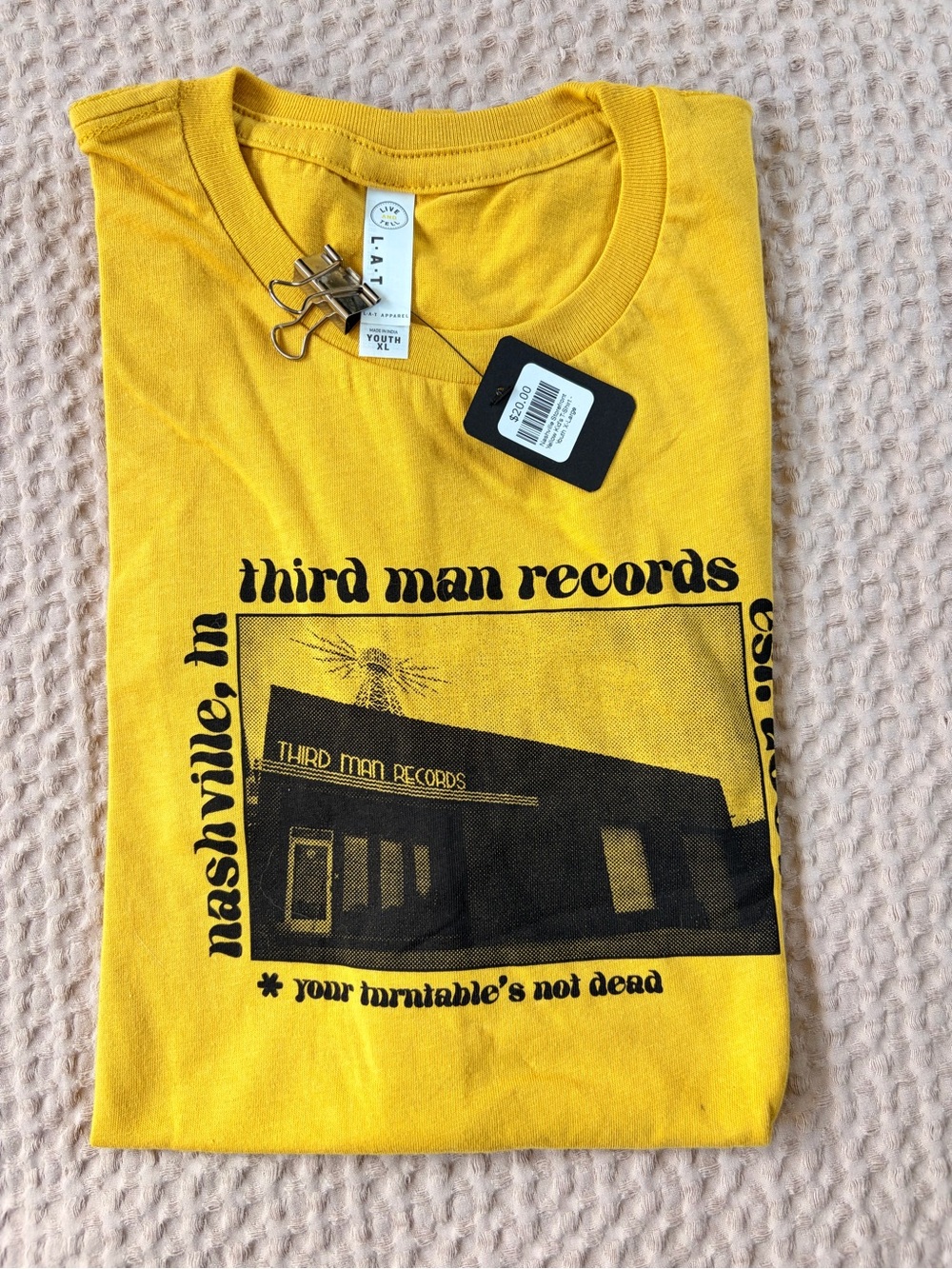Third Man Records Yellow Graphic Tee - Youth XL